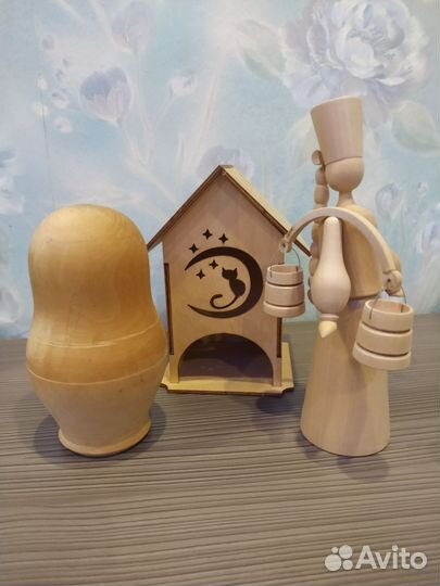 Деревянные заготовки. Цена за весь комплект