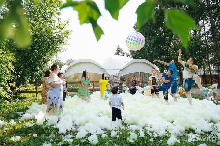 Пенная вечеринка на детский и взрослый праздник