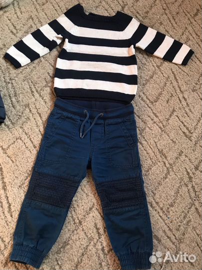 Костюм hm. жилетка джинсы свитер hm