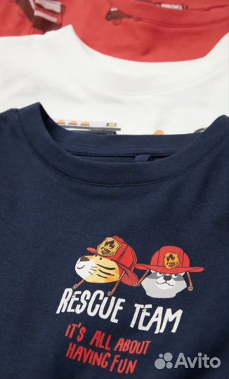Футболка детская 3 шт 104