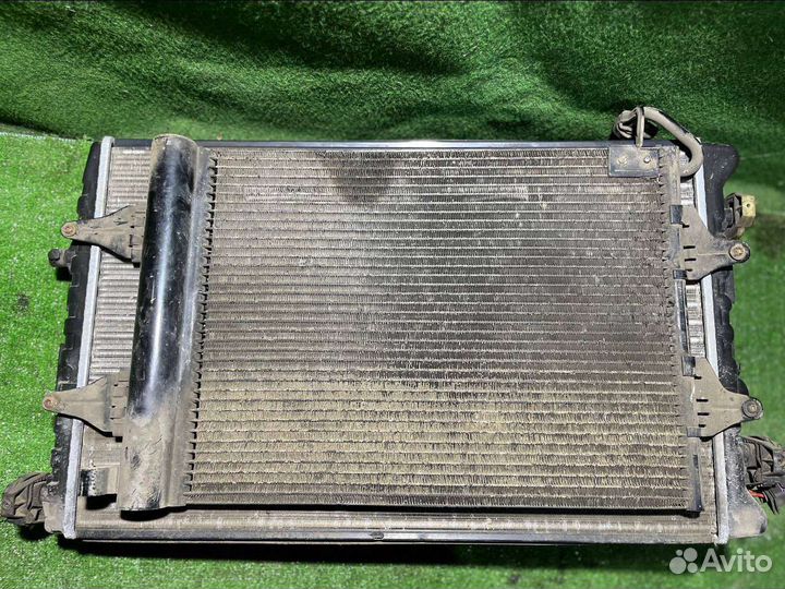 Радиатор С вентилятором Шкода Фабия 1