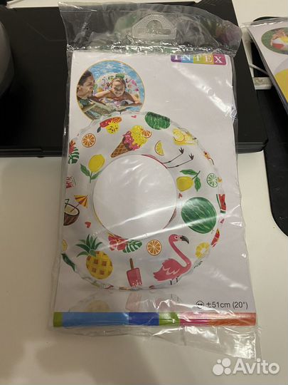 Надувной круг для плавания 51см