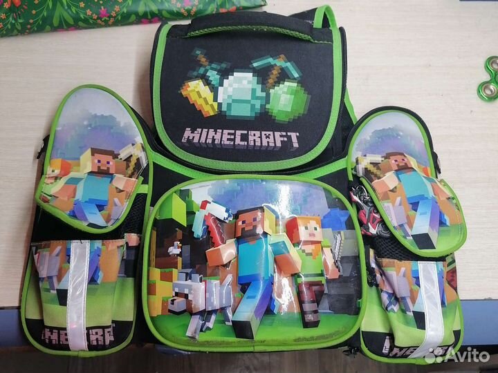 Портфель школьный для мальчика игры Minecraft