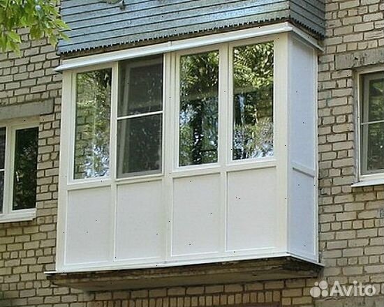 Балкон пластиковый под ключ