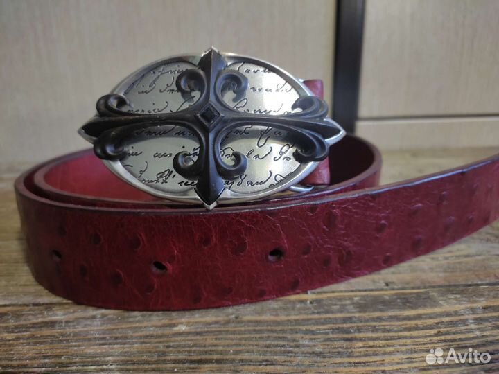 Ремень кожаный эксклюзивная пряжка