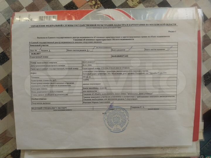 Участок 4 сот. (СНТ, ДНП)