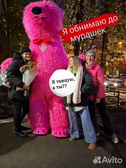 Большой Танцующий Мишка Розик Белун и Панда