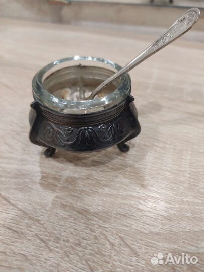 Солонка мельхиор СССР