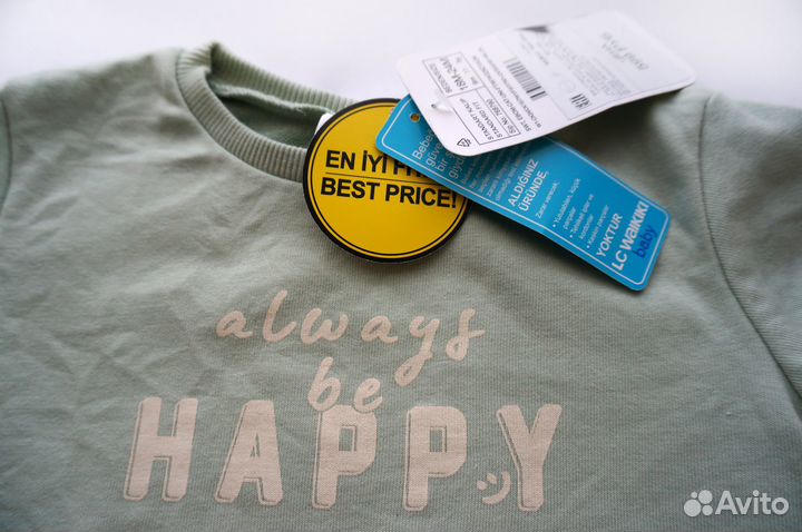 Толстовка для девочки новая 18-24 мес