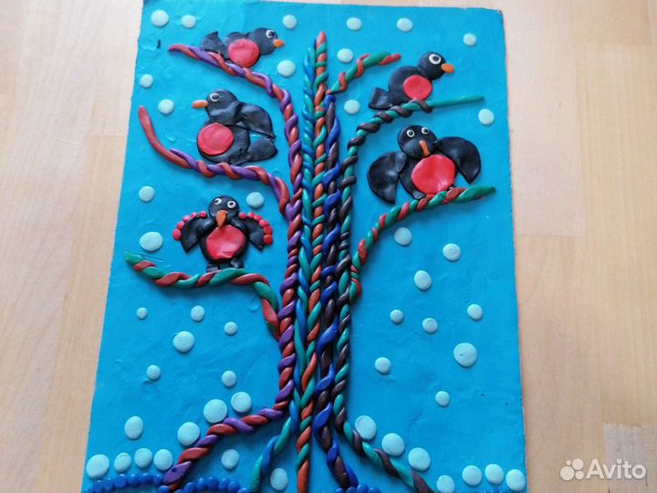 Картина из пластилина 