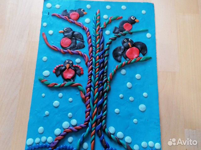 Картина из пластилина 