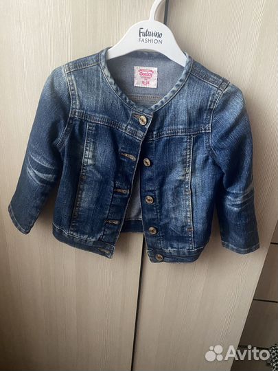 Джинсовая куртка на девочку