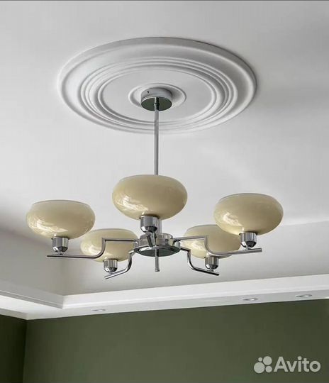 Люстра потолочная 5 ламп 75 см