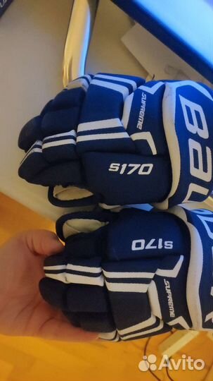 Краги хоккейные bauer детские