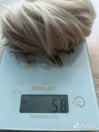 Волосы для наращивания блонд бу