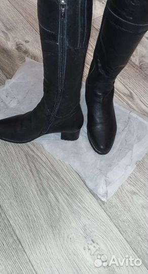 Зимние сапоги натуральная кожа