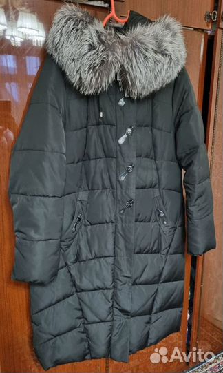 Пуховик пальто женское зимнее 50 р
