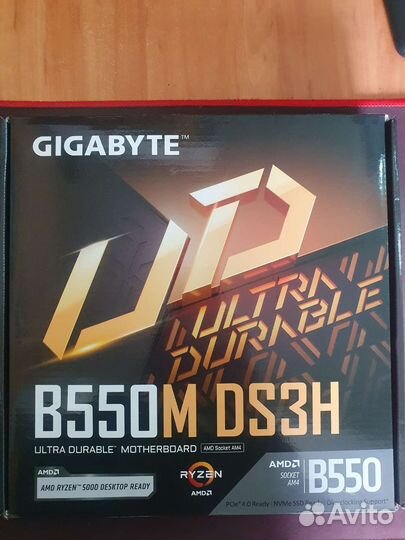 Материнская плата Gigabyte B550M DS3H