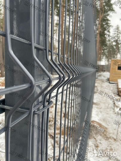 Забор из Гиттер 3Д 3 мм