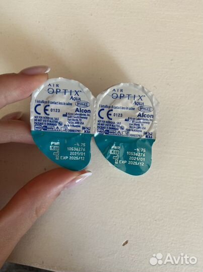 Линзы контактные air optix aqua