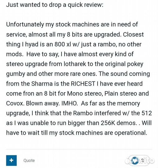 ShamaXL AME для ретро компьютера atari 600XL/800XL