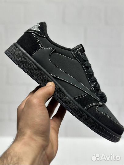 Кроссовки Travis Scott x Nike Air Jordan 1 Low Bla