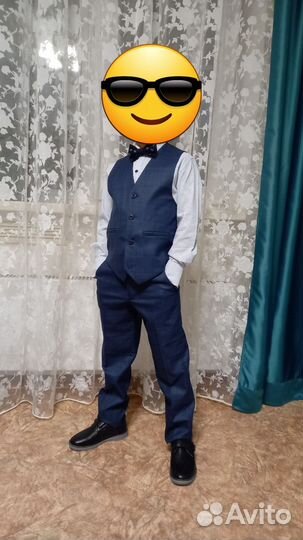 Пиджак и жилет школьный