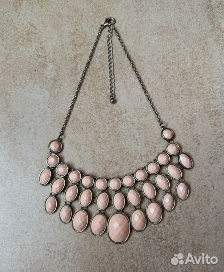 Колье Vintage Boho Peach and Gold Tone
