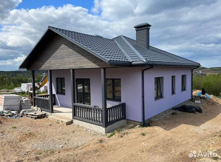 Дом под ключ 90 м2 в ипотеку