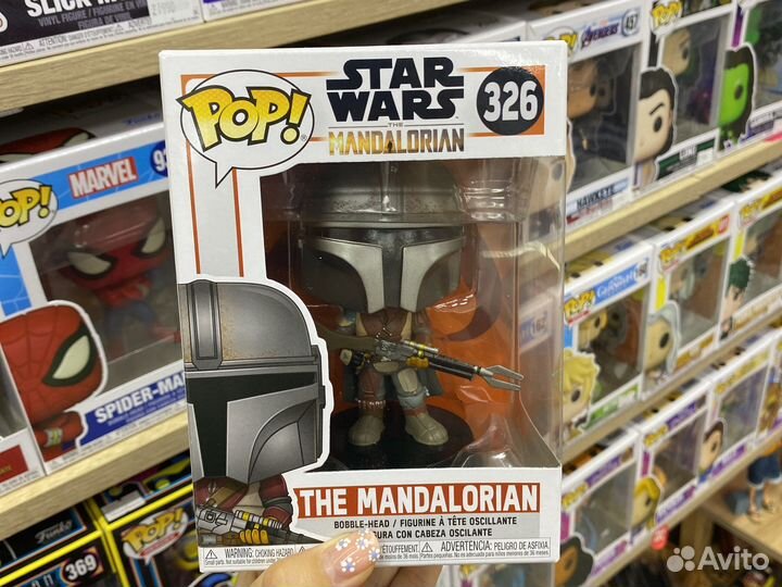 Funko POP Star Wars: Q9-O, Mandalorian, Palpatine