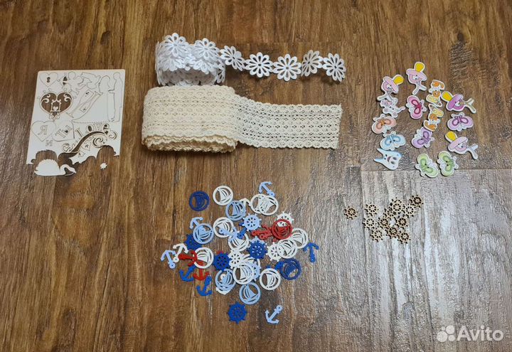 Бумага и декор. элементы для скрапбукинга