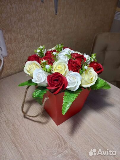 Мыльные розы букеты