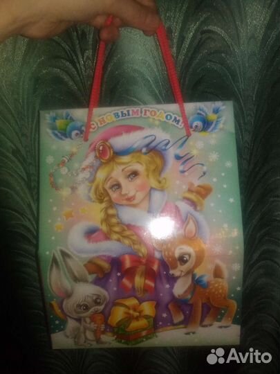 Новый большой новогодний сундучок 3 шт