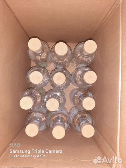 Бутылки стеклянные 0.5 с пробкой