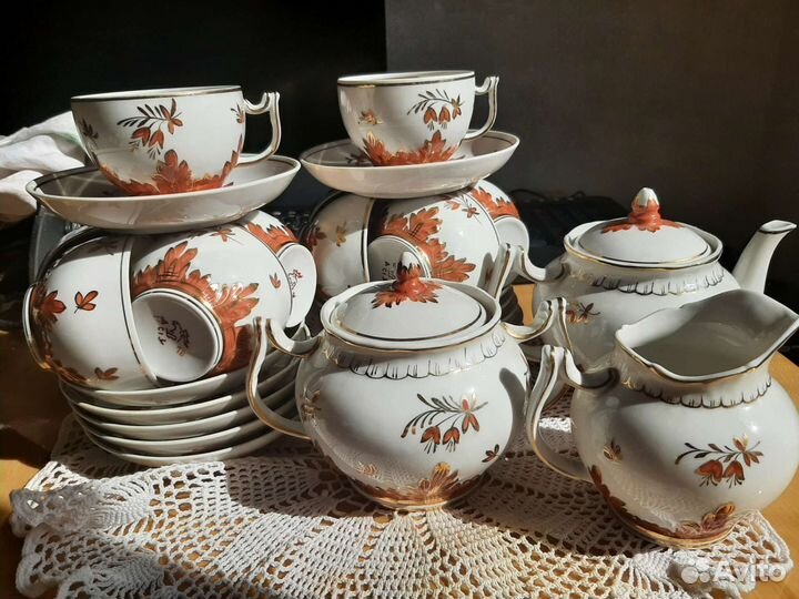 Чайный сервиз вербилки барбарис