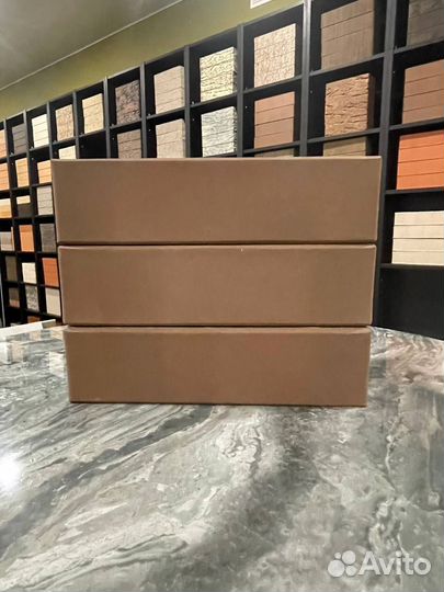 Кирпич облицовочный шоколад гладкий Керма