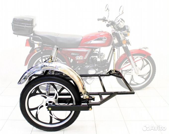 Боковой прицеп для мопеда, мотоцикла типа Альфа