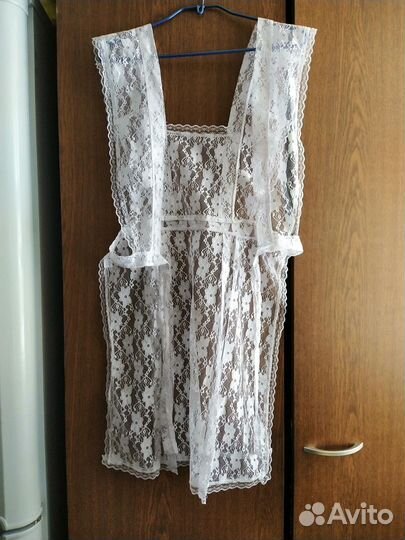 Белый школьный фартук