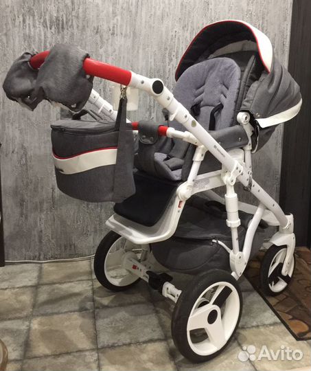 Коляска Adamex Monte carbon 3 в 1