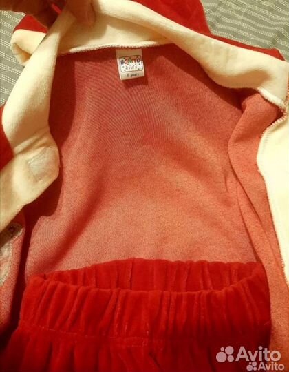 Детский костюм дед мороза б/у 110-116