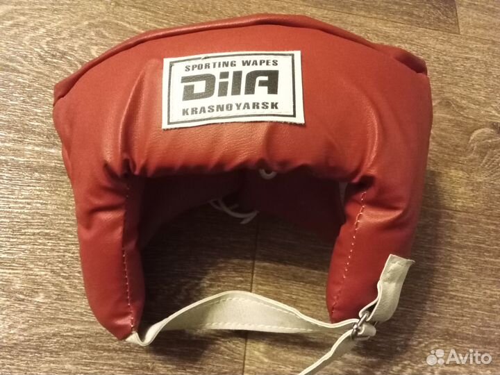 Шлем боксерский для детей (S/красный) dila