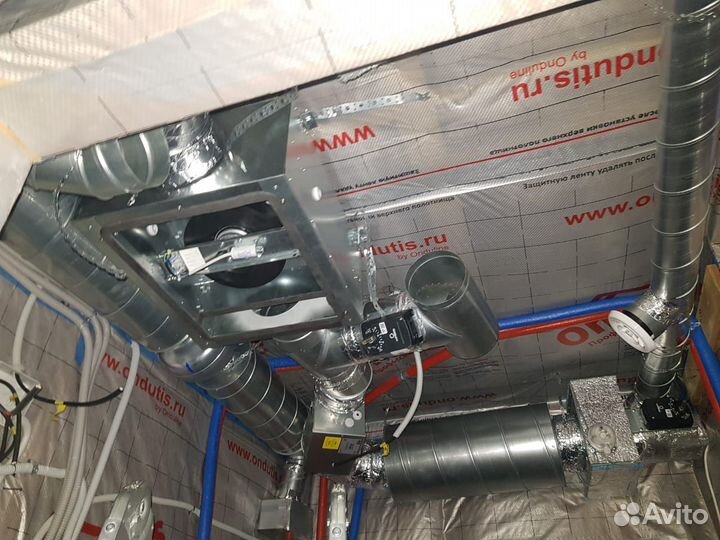 Монтаж систем вентиляции и кондиционирования