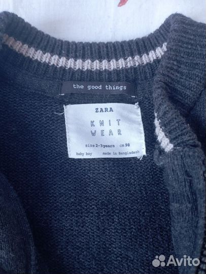 Свитер zara 98