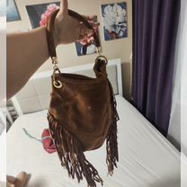 Сумка женская натуральная замша Италия