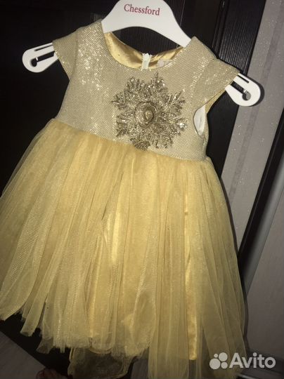 Платье для девочки 86