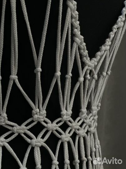 Платье туника макраме