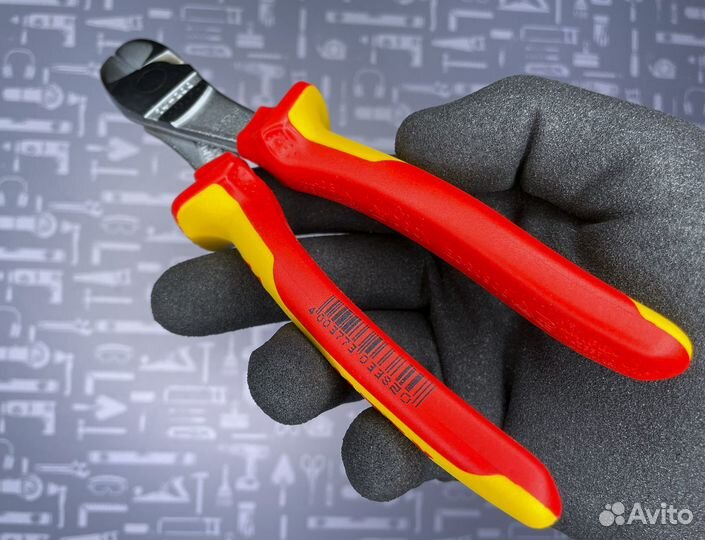 Кусачки боковые особой мощности knipex KN-7406200