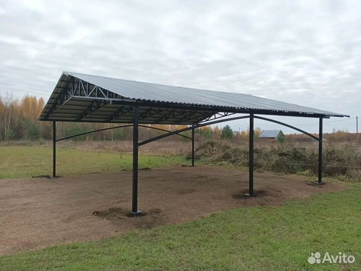 Навесы из профнастила