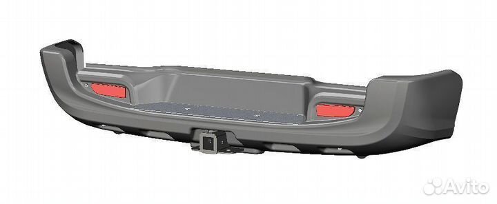 Силовой бампер зад. Тoyota под доп.оборуд.покраска