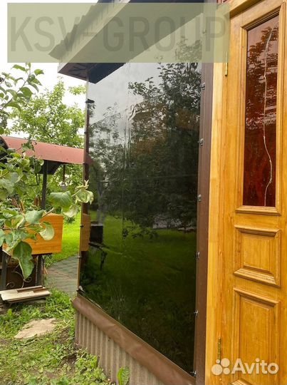 Мягкие окна на беседку